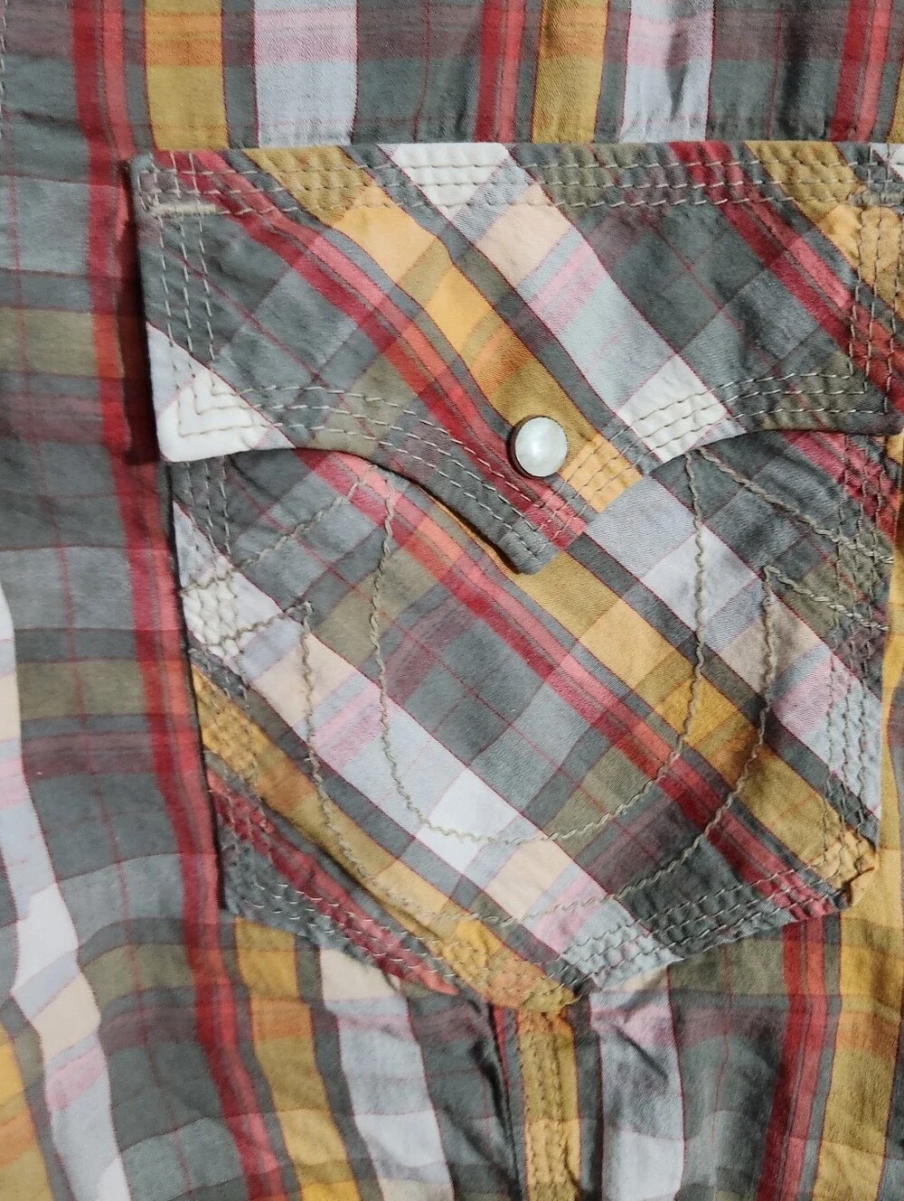 True Religion Men Plaid Shirt XXL